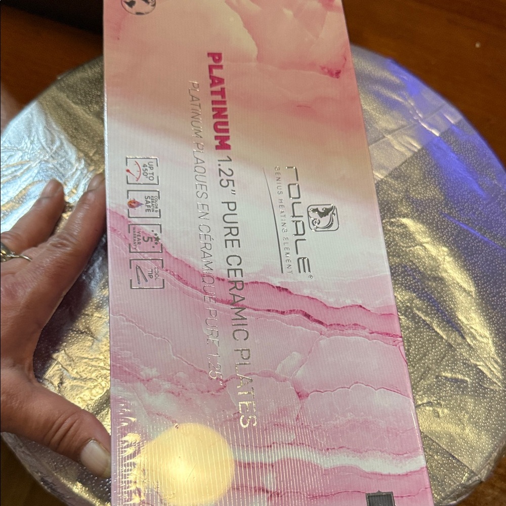 Royale Pink Ceramic Hair Straightener